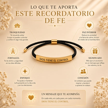 Pulsera “Dios tiene el control”