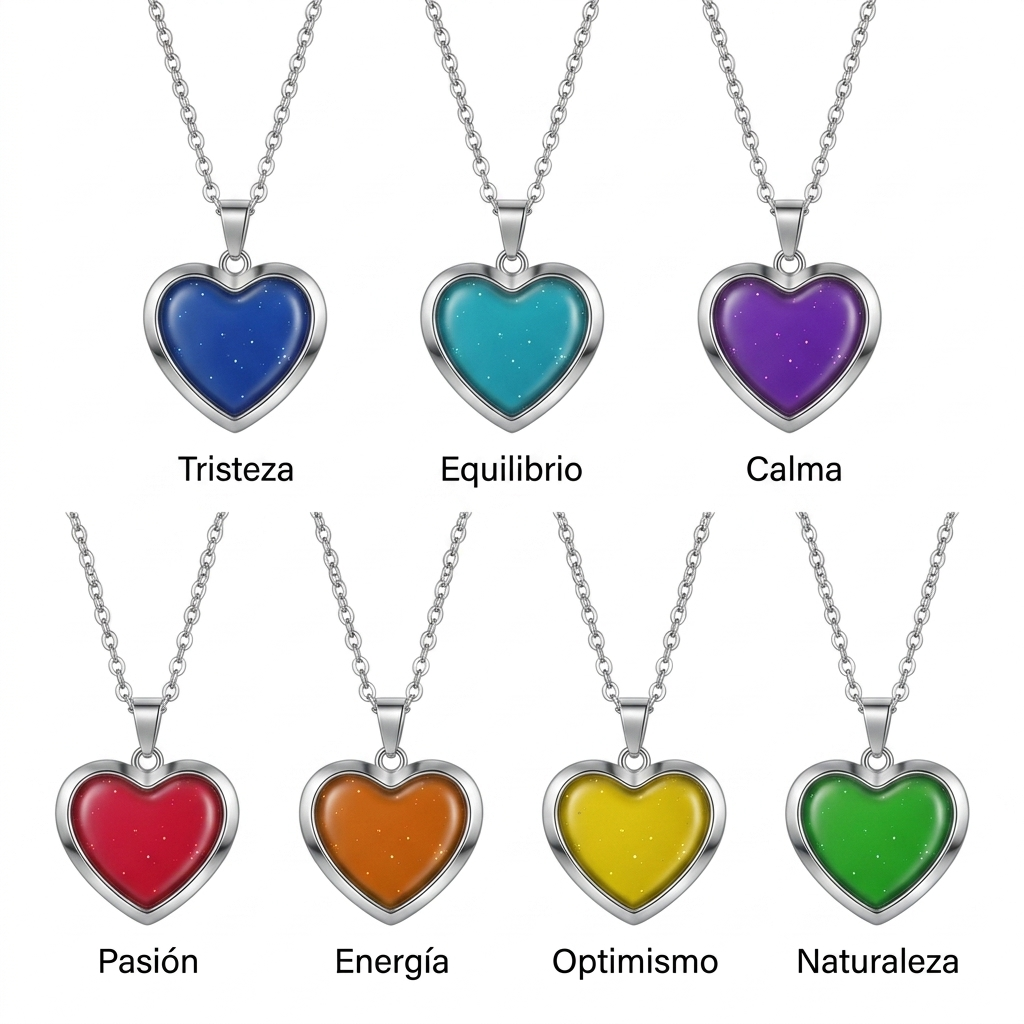 Collar de los sentimientos que refleja las emociones